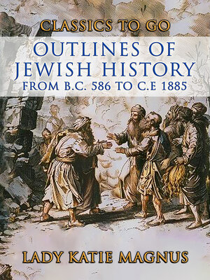 cover image of Outlines of Jewish History From B.C. 586 to C.E 1885